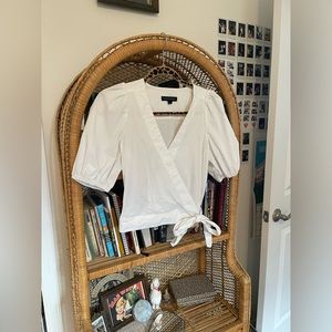 Banana Republic white blouse